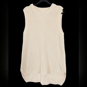 Callahan Cotton‎ Knit Sleeveless Long Sweater